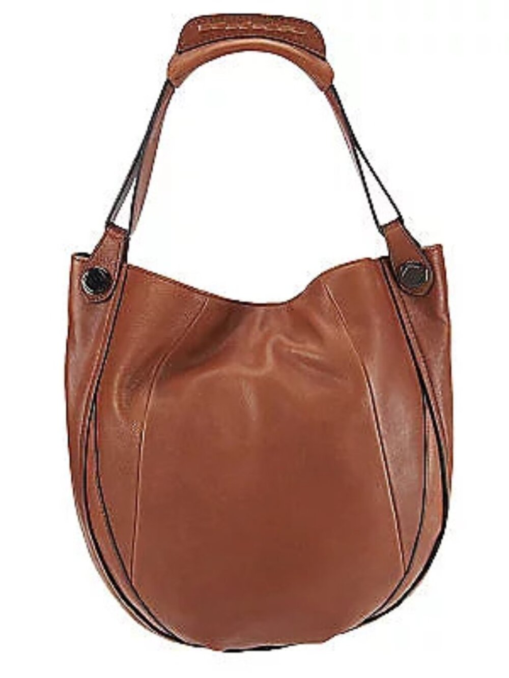 orYANY Leather Cassie Hobo with Front Pouch & Braided Detail - Picture 5 of 11